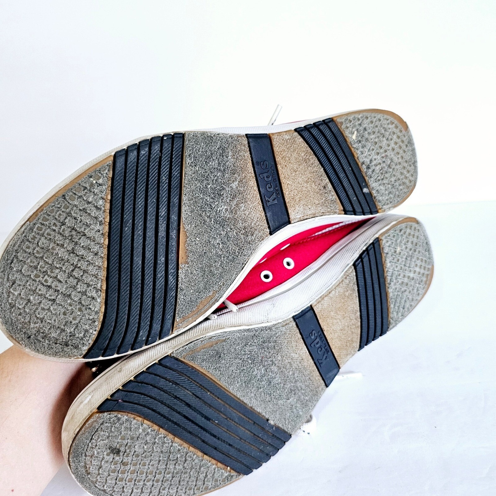 Vintage Keds Red Canvas Mule Sneakers Slip On Sporty Retro Women 6.5 Classic — image 8 of 8